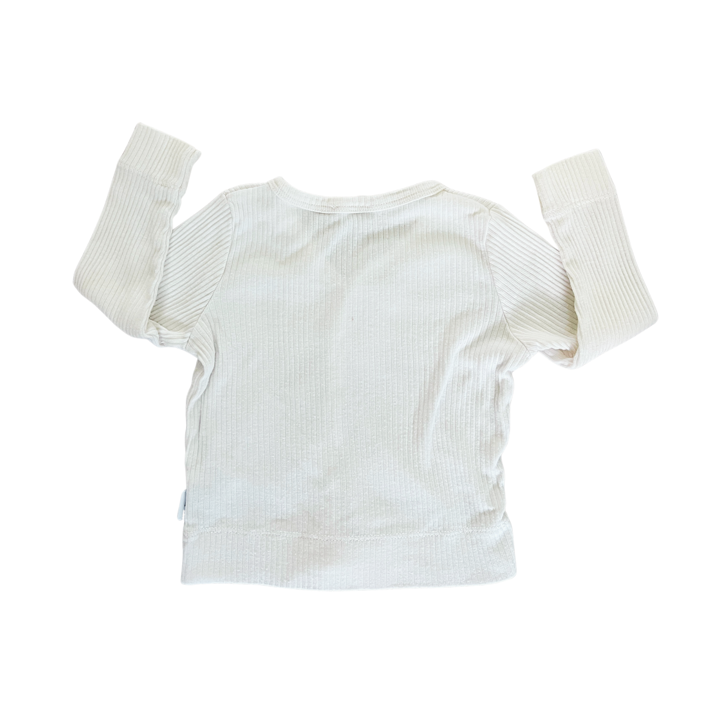 Jamie Kay Rib modal cardigan in milk - size 0