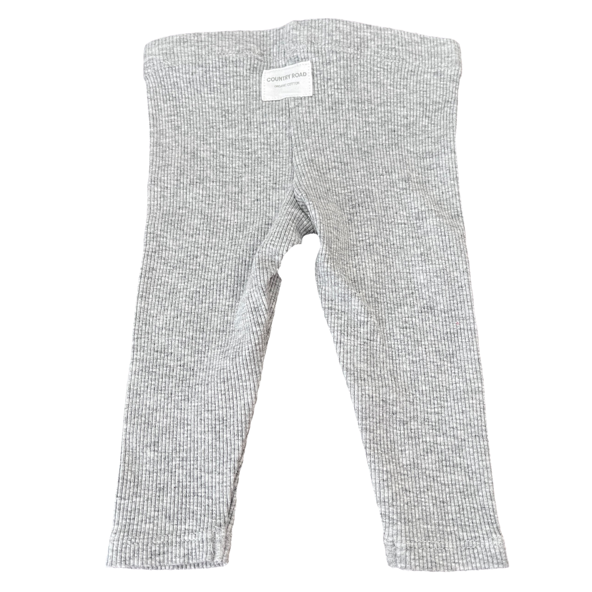 Country Road Grey Marle Rib Legging - size 000