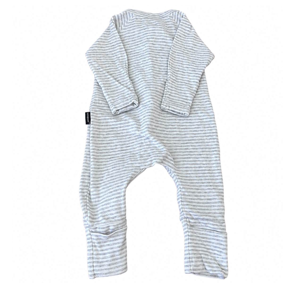 Bonds Wondersuit in Grey Stripe - size 0000