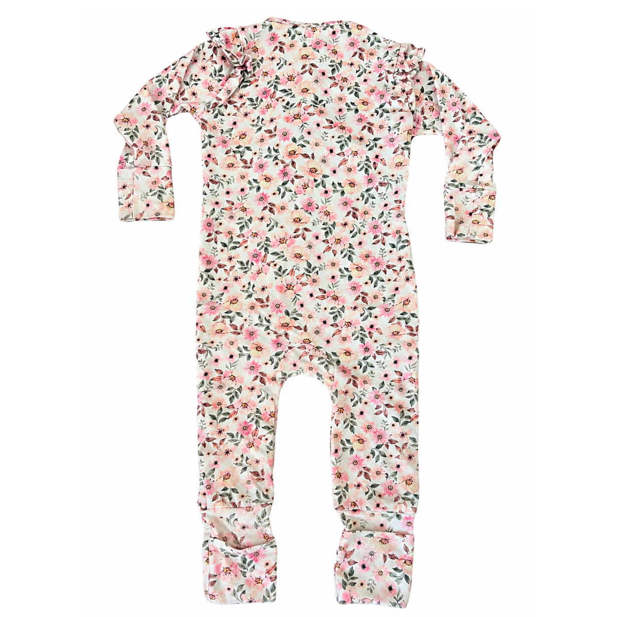 Snuggle Hunny Spring Floral Organic Growsuit - size 0