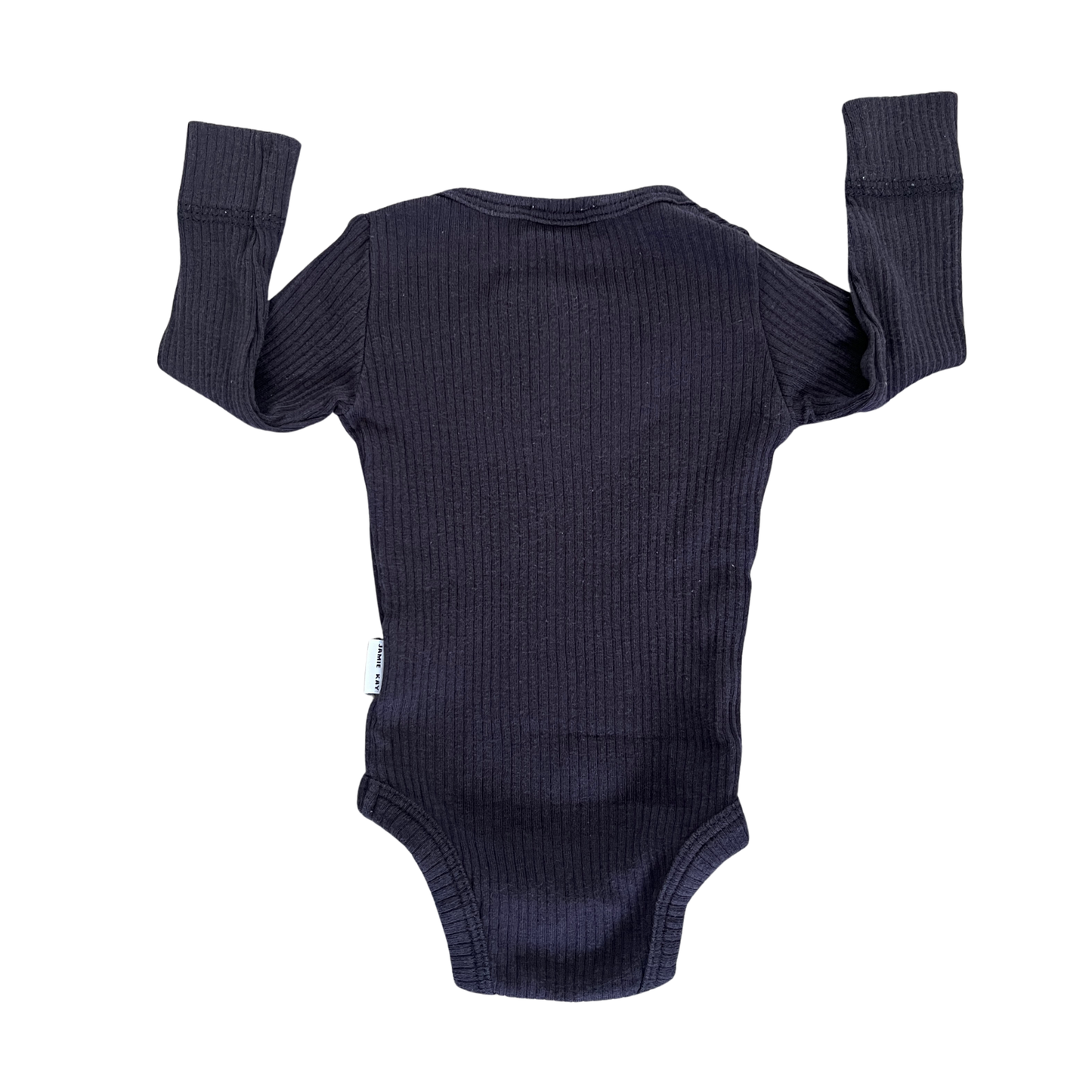 Jamie Kay Long sleeve modal bodysuit in charcoal - size 0000