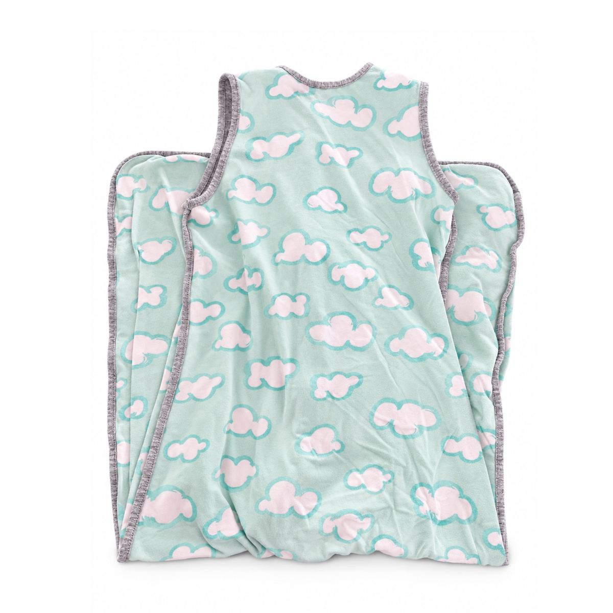 Love To Dream 0.2 TOG Sleep Bag in Turquoise Clouds - size 1-3