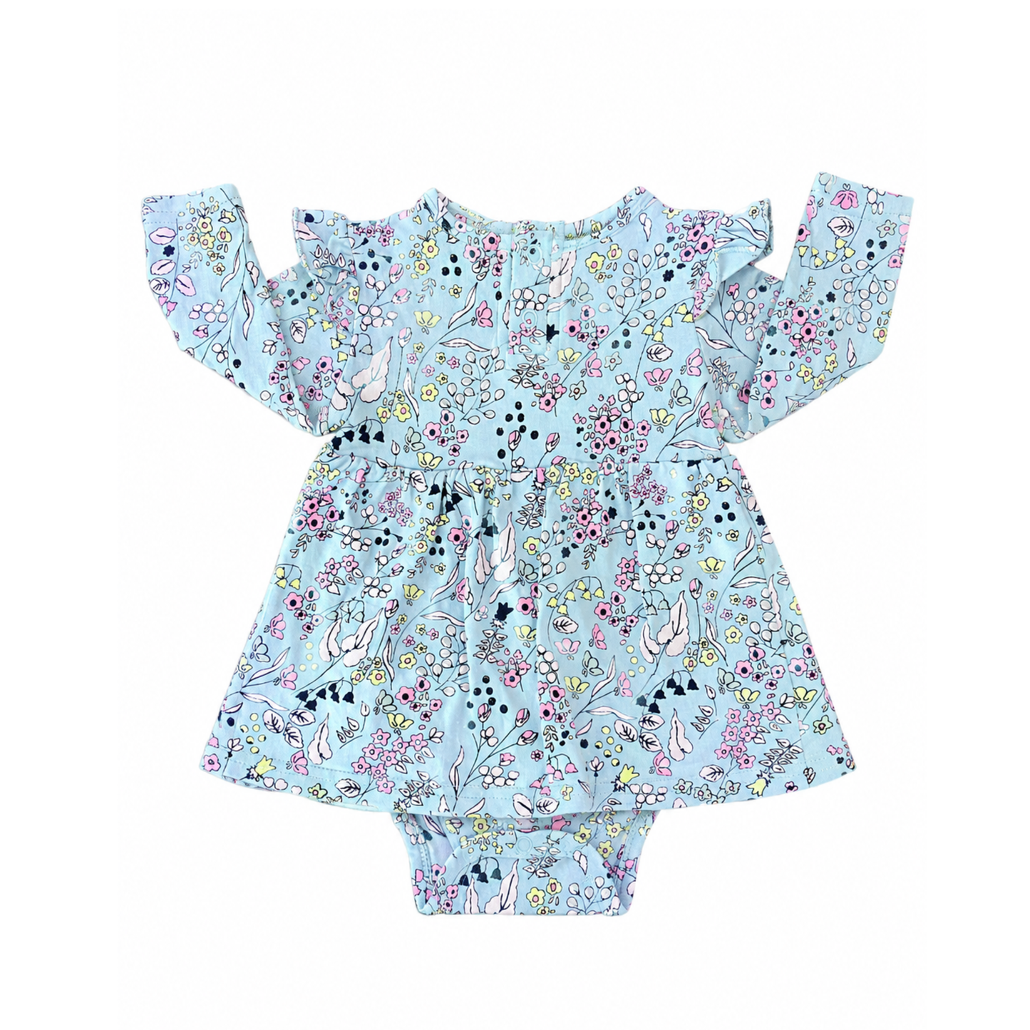Milky Floral frill baby dress - size 000