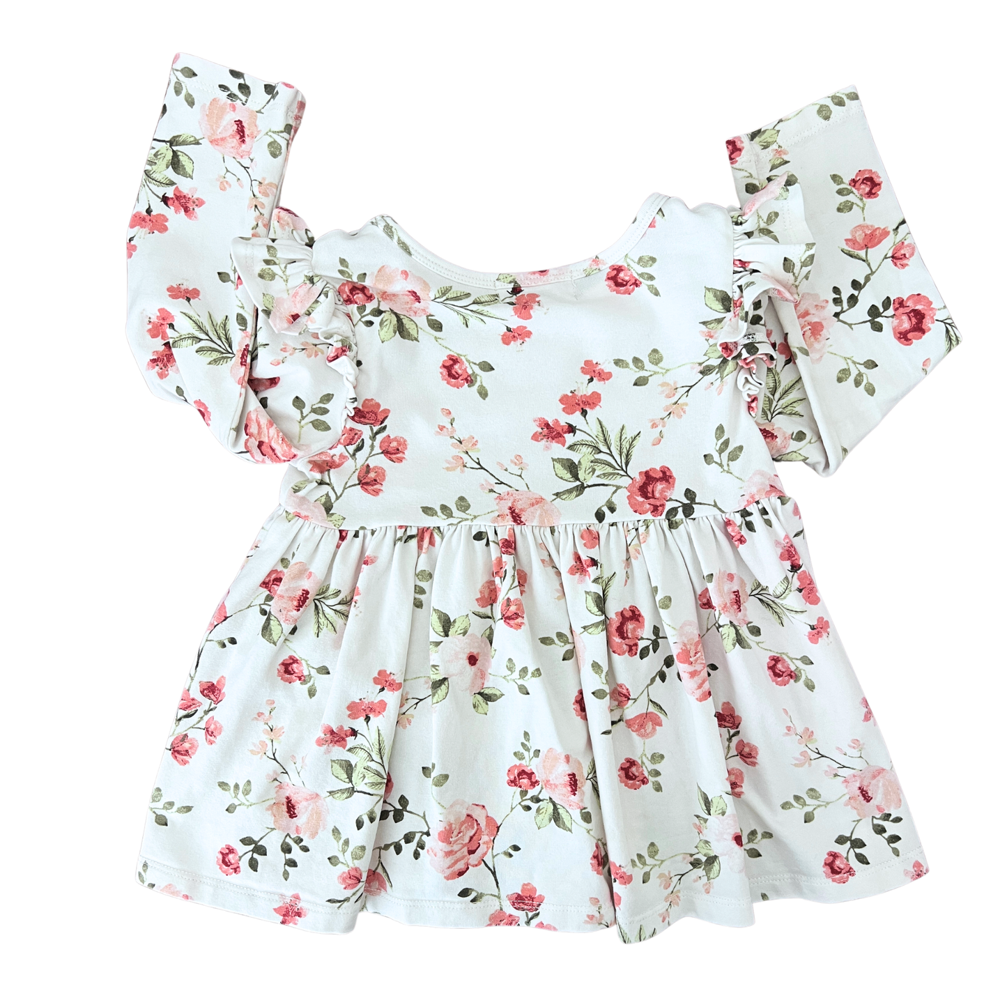 Designer Kidz Floral long sleeve top - size 2