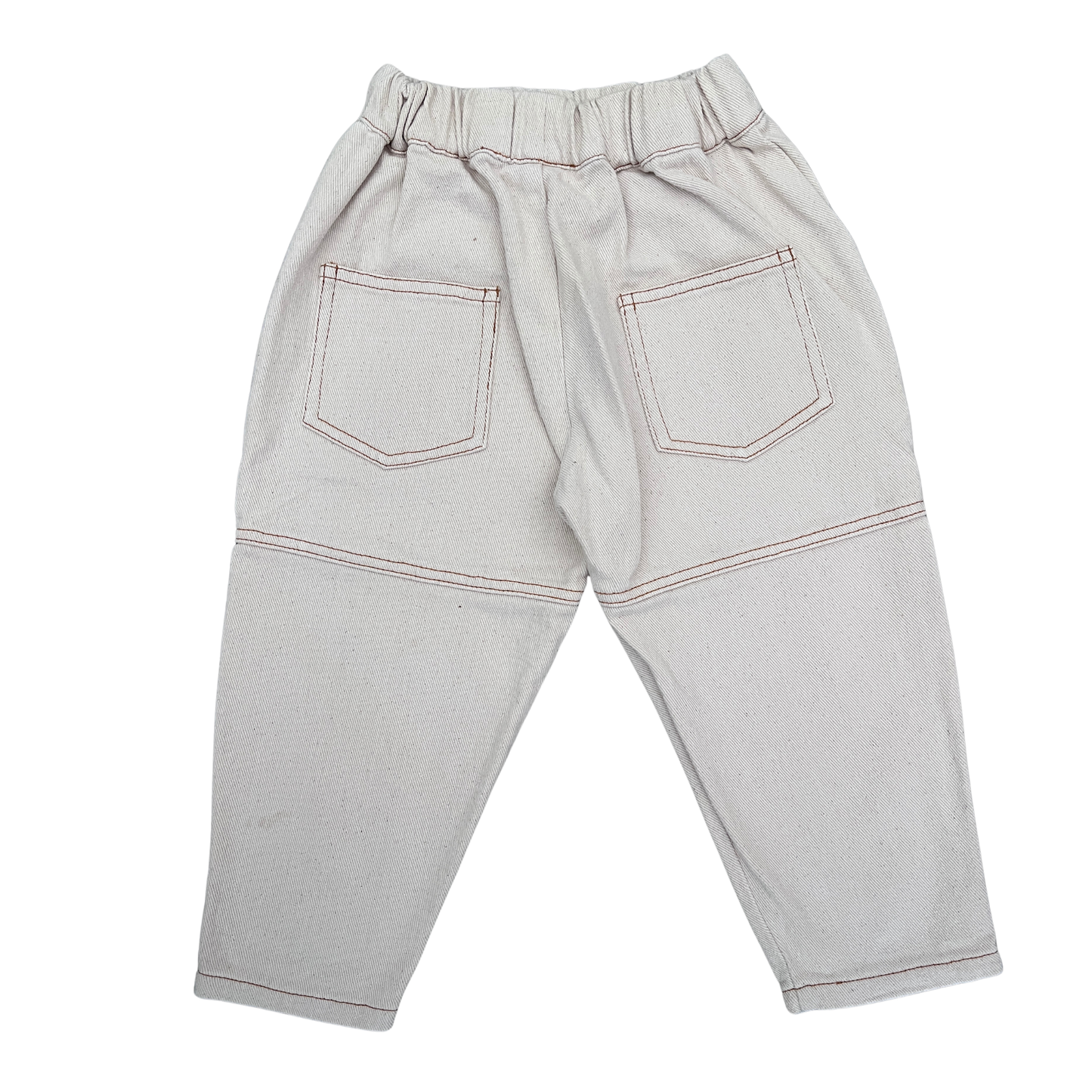 Goldie & Ace Drew Denim Pocket Pant in Oat - size 3