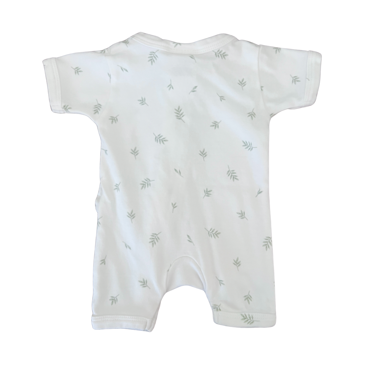 Aster & Oak Little Leaf Zip Romper - size 000