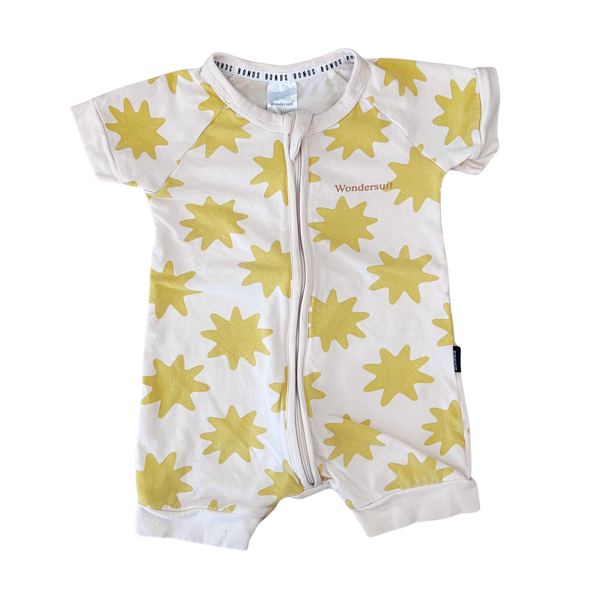Bonds Beaming Star Zip Romper - size 00