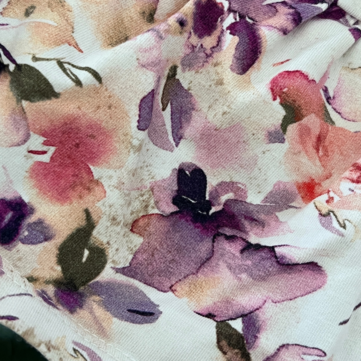 Snuggle Hunny Blushing Beauty Short Sleeve Organic Dress - size 00