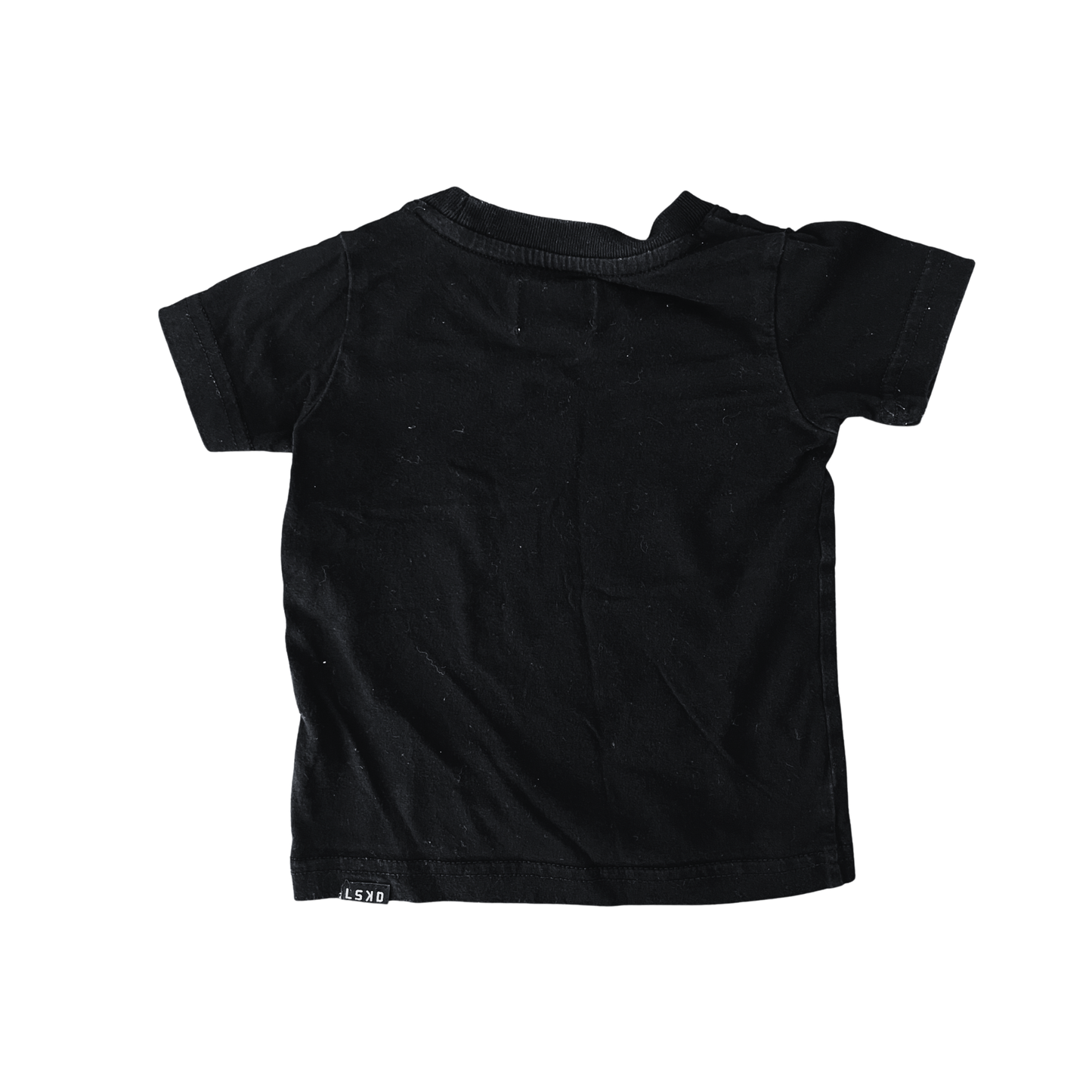 LSKD Black logo tee - size 00