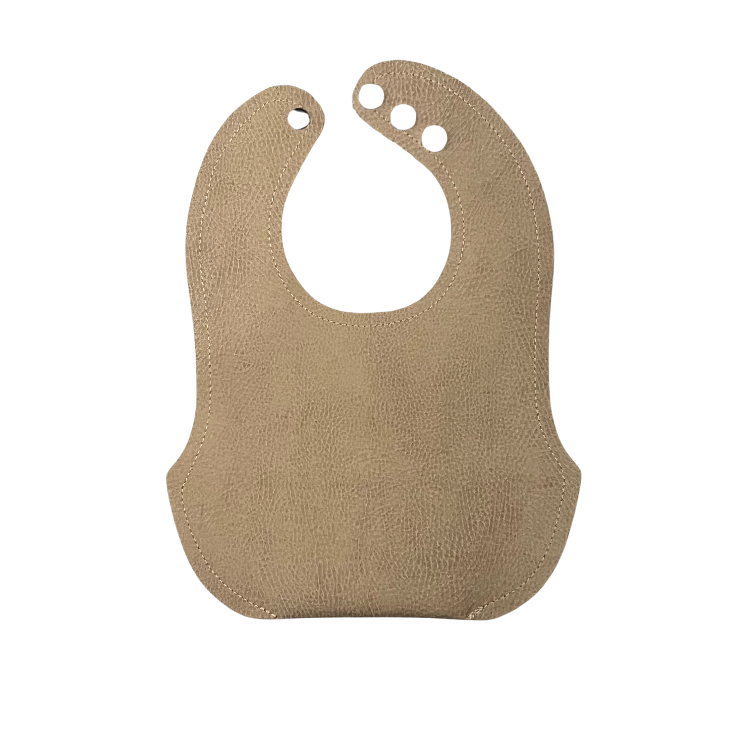 Henlee vegan leather bib - tan image 2