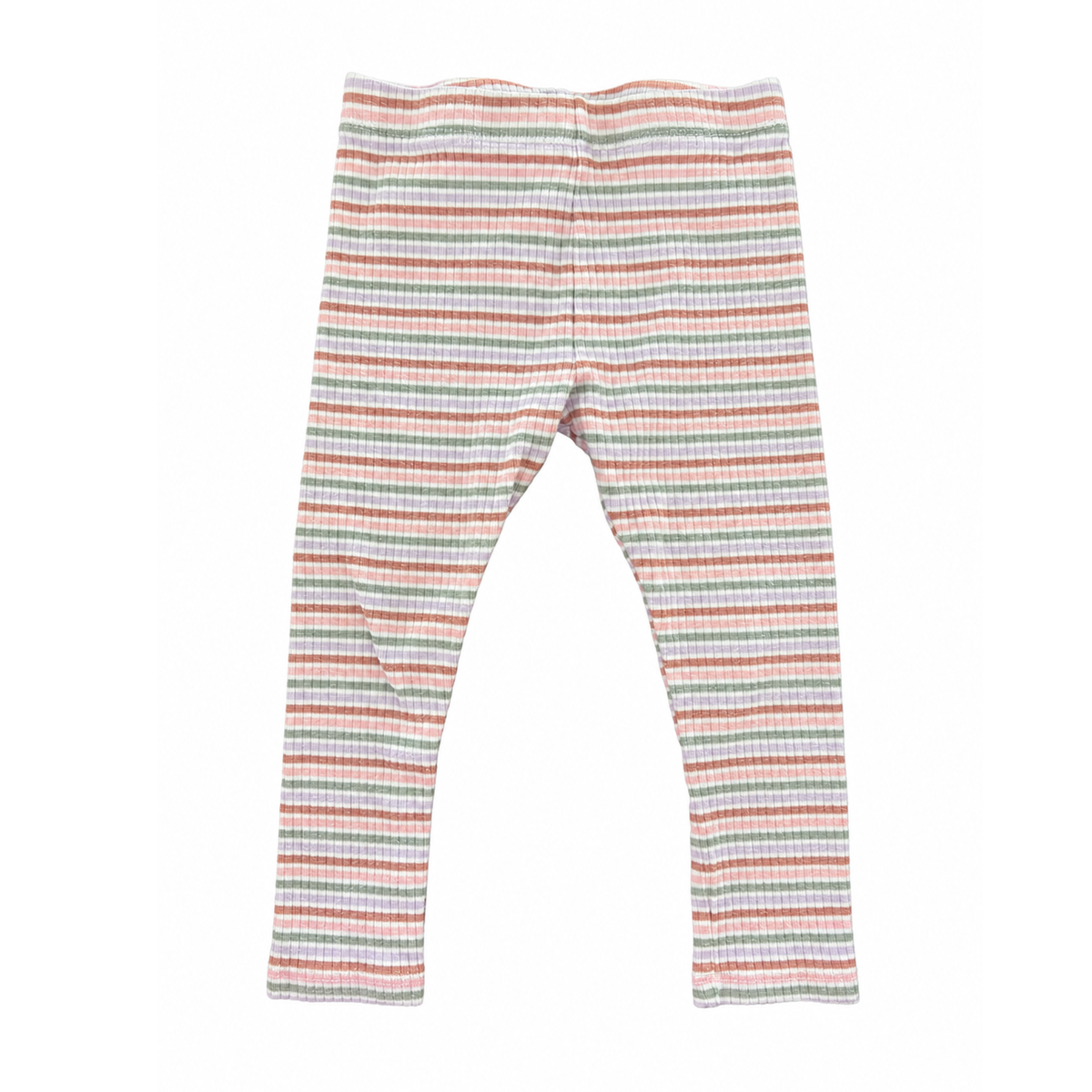 Stripe Ribbed Legging Set - size 2