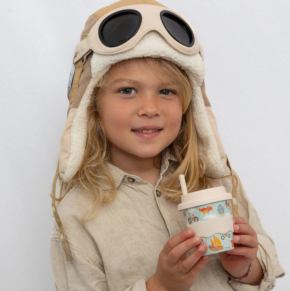 Chino Club - Vehicles Babychino Cup 4oz + straw image 4
