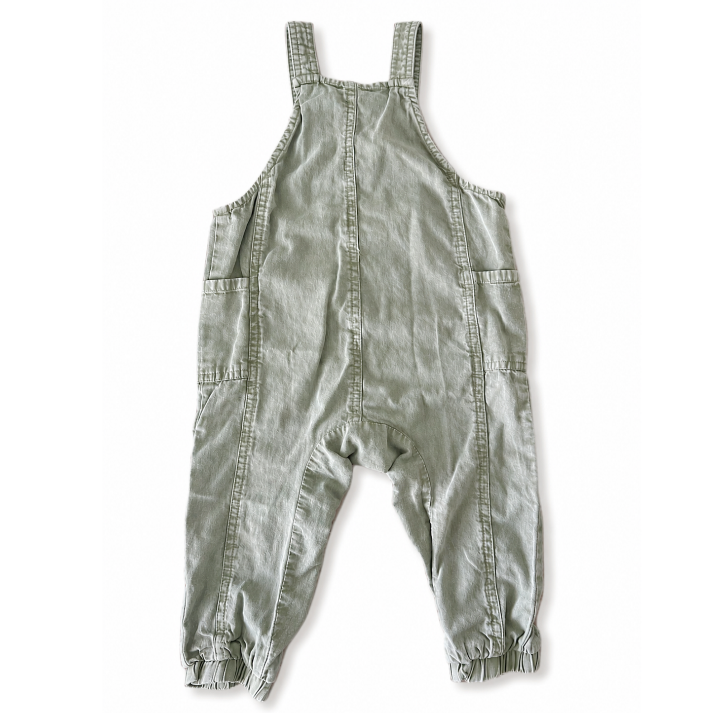 Cotton On Washed khaki dungaree - size 1