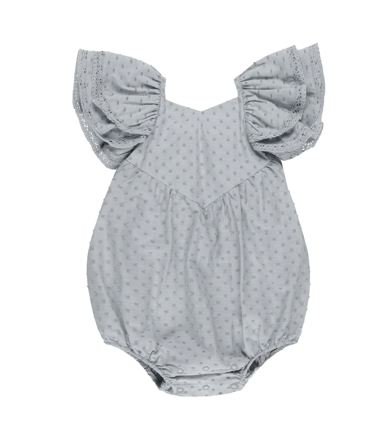 Rylee + Cru roxy romper in dusty blue - size 1 image 0