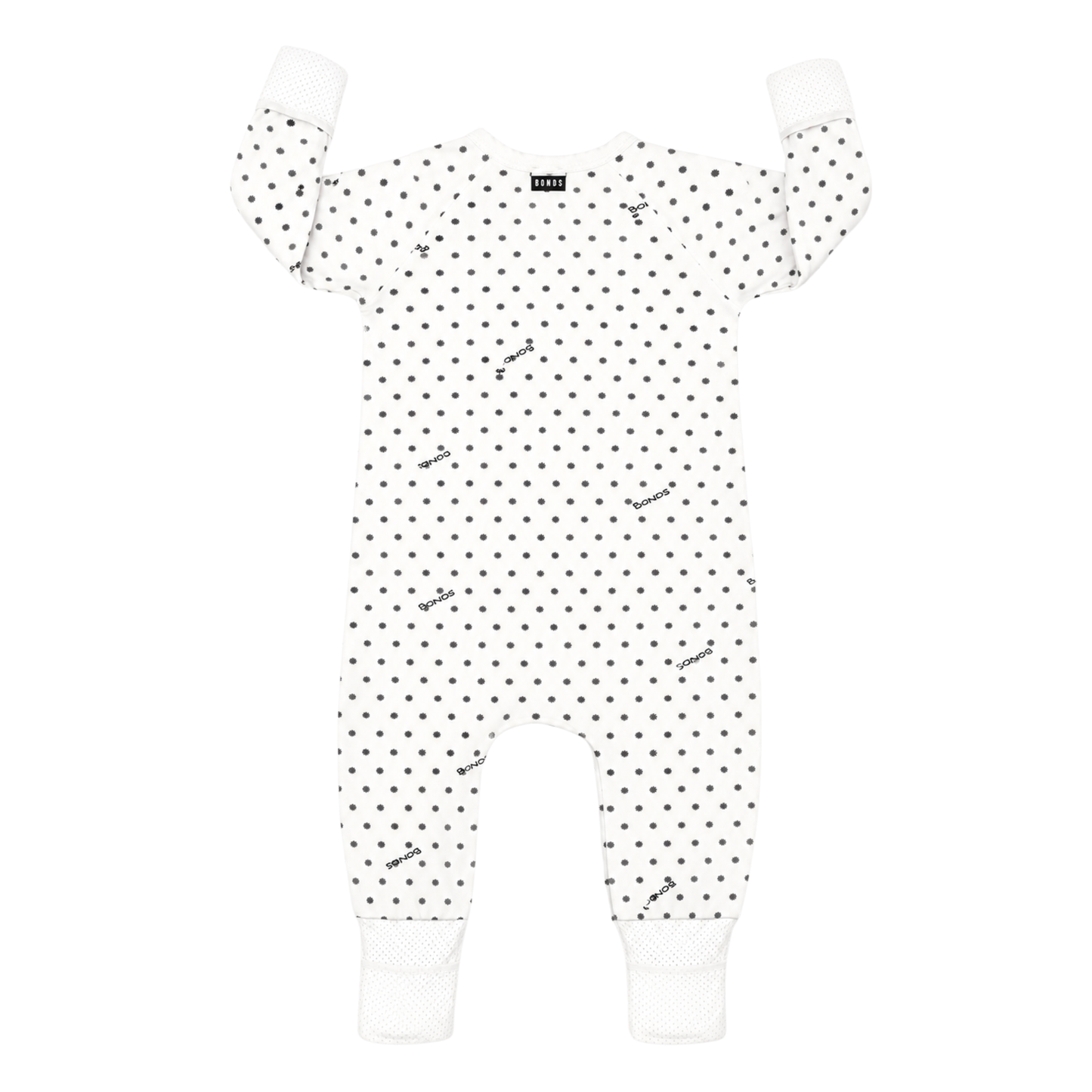 Bonds wondercool zip wondersuit in white - size 00 image 1