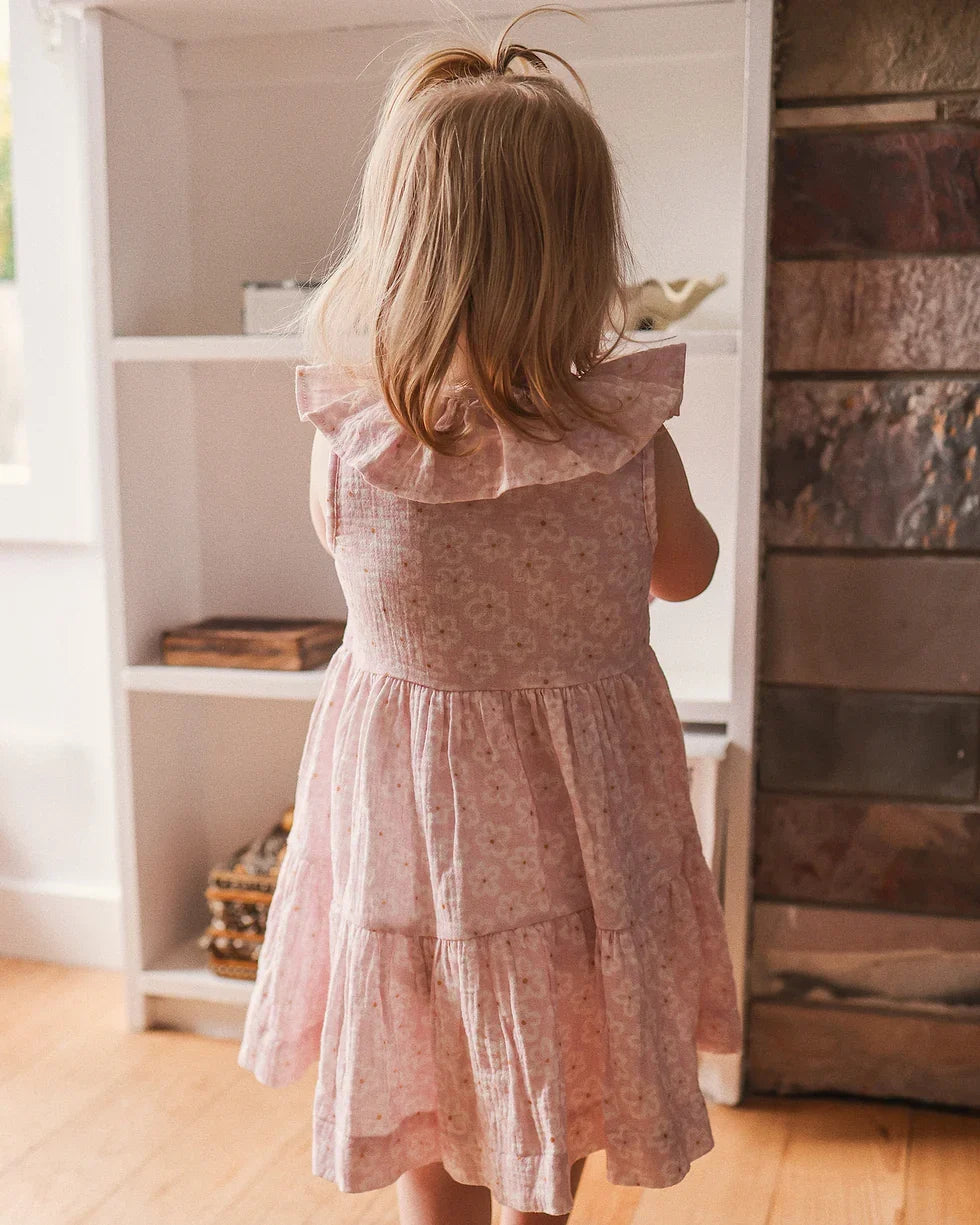 Kynd Baby Frangipani Tiered Dress - size 2