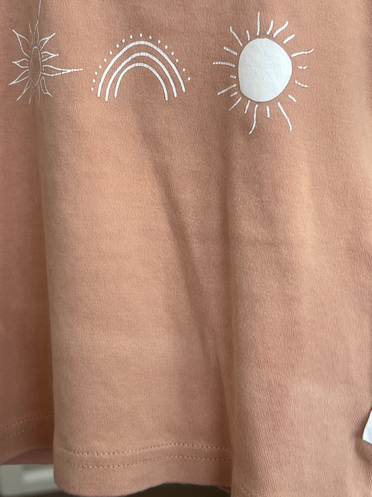 Aster & Oak Rainbow Sun Tee - size 1