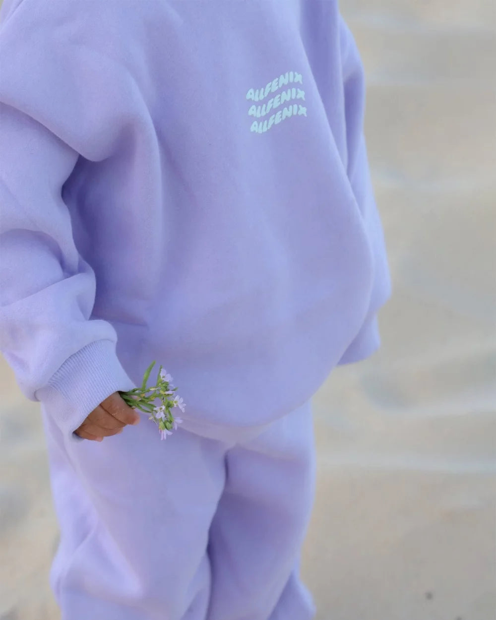 All Fenix lilac mini waves crew jumper - size 2-3 image 1