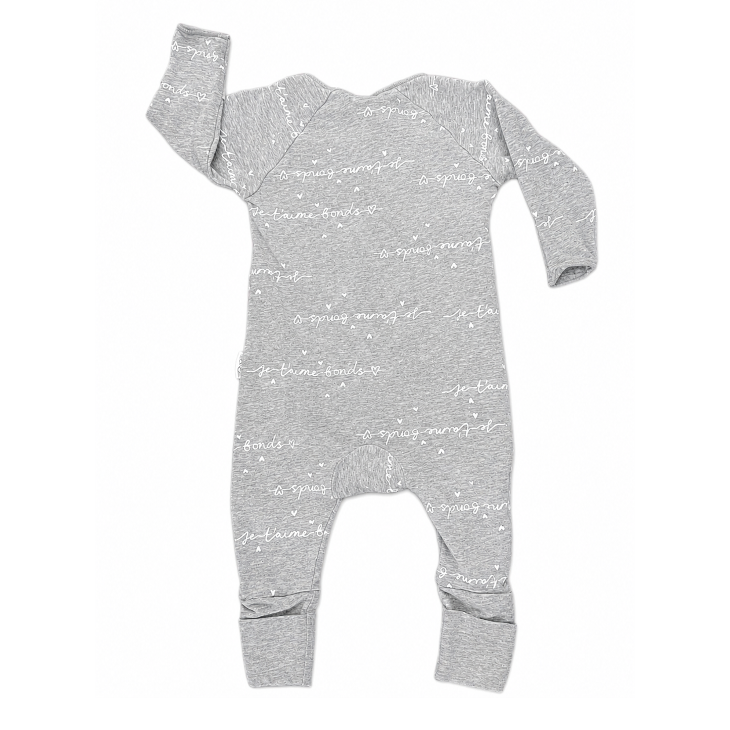 Bonds cozysuit in grey marle - size 000 image 1