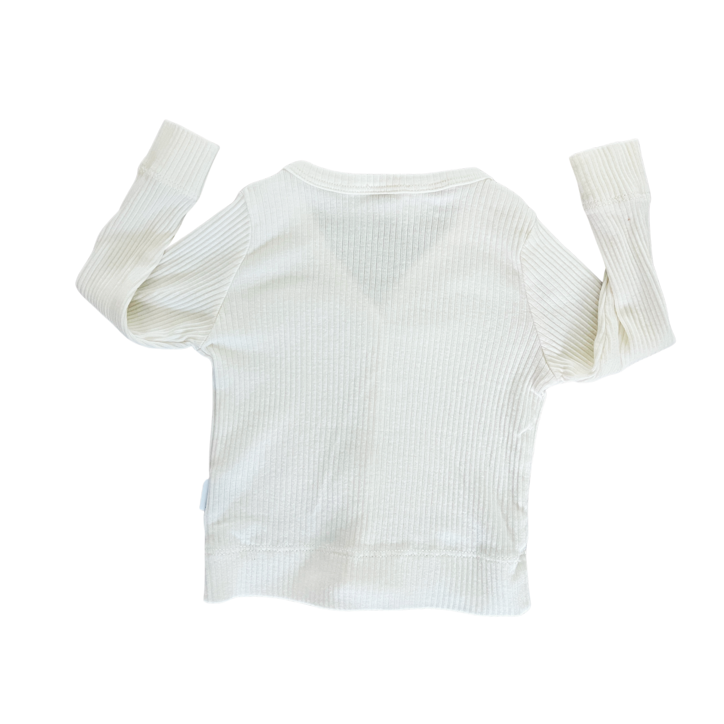 Jamie Kay Rib modal cardigan in milk - size 00