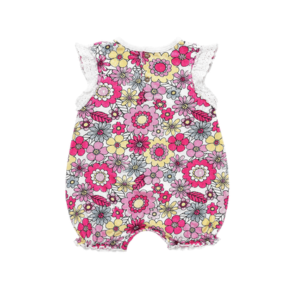 Sprout floral romper - size 0 image 1