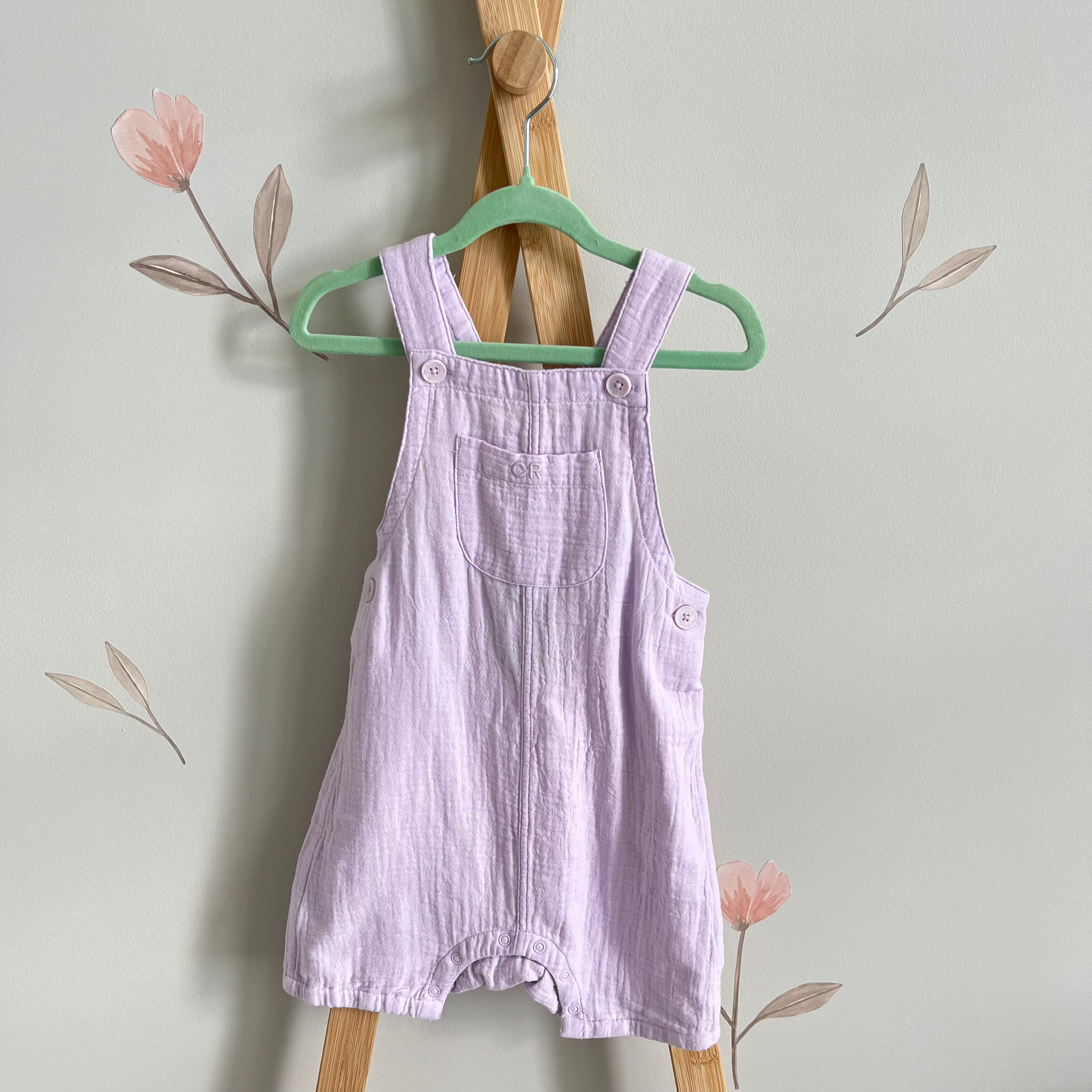 Country Road lilac textured overalls - size 1 image 0