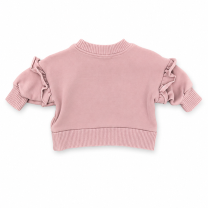 Bencer and Hazelnut love bug ruffle sweater - size 000 image 1