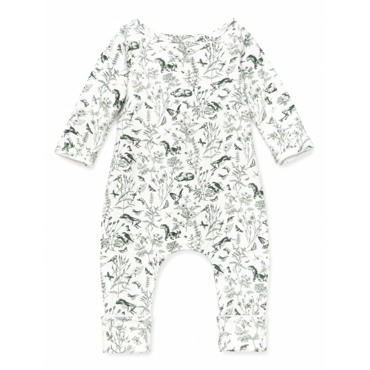 Indigo and Lellow forest friends zipsuit - size 0 image 1