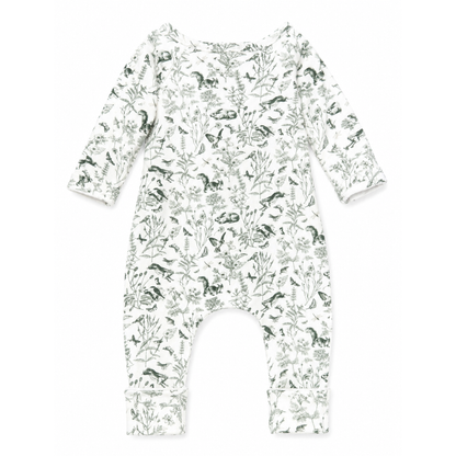 Indigo and Lellow forest friends zipsuit - size 0 image 1