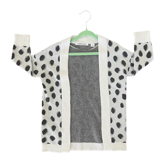 Country Road animal longline cardigan - size 2 image 0
