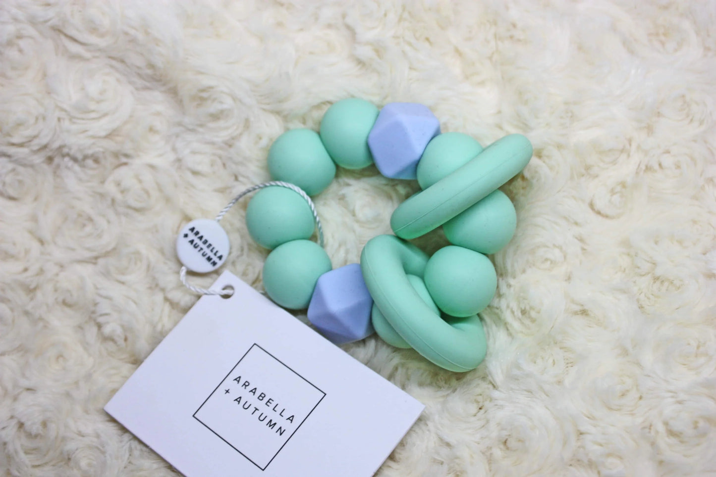Arabella + Autumn silicone ring teether image 8