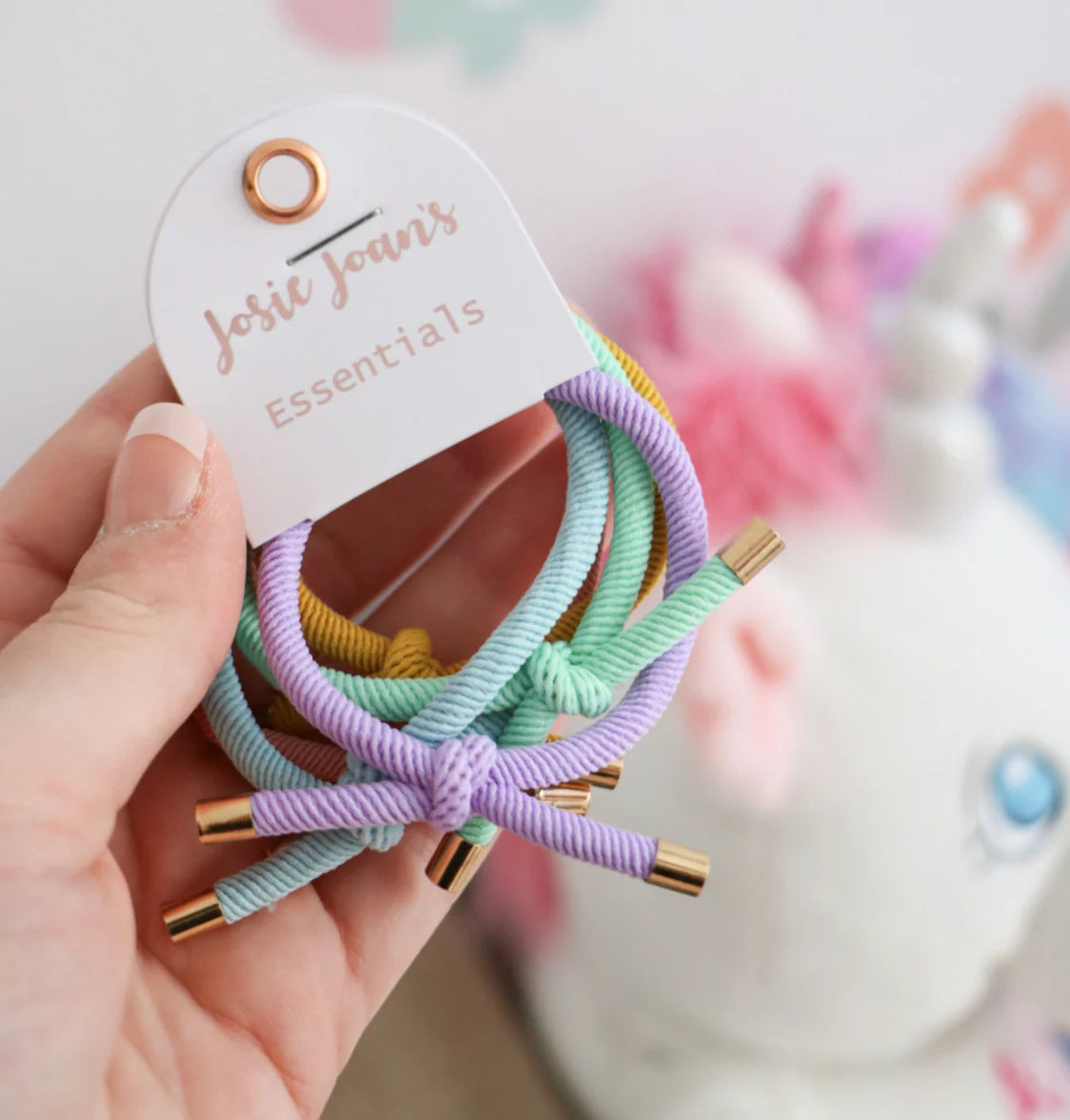 Josie Joan's pastel piper hair ties - set of 5 image 0