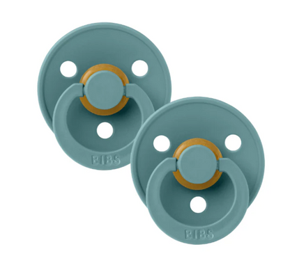 BIBS round dummy 2pk - Island Sea image 1