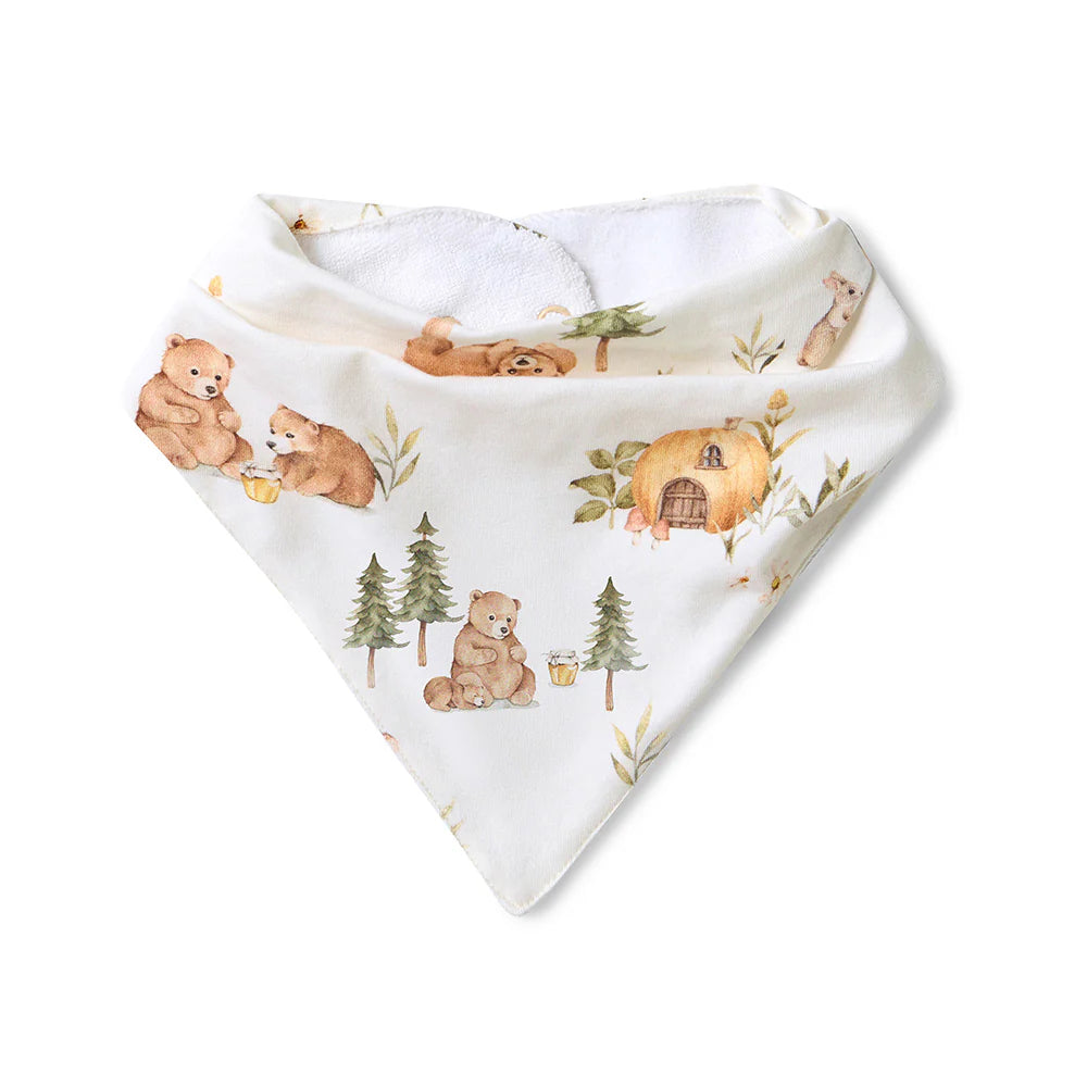 Snuggle Hunny bears dribble bib image 0