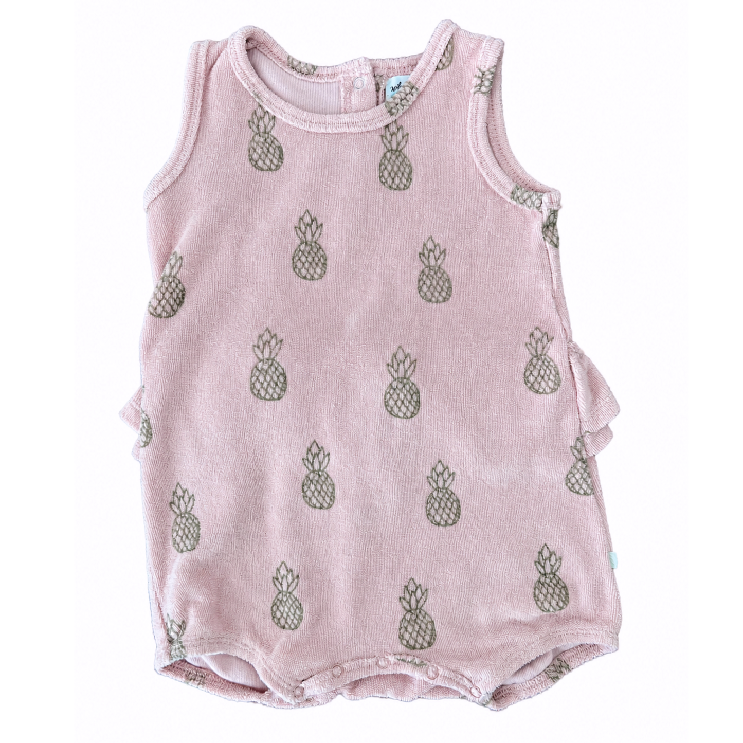 Wilson and Frenchy Pineapple terry playsuit- size 1