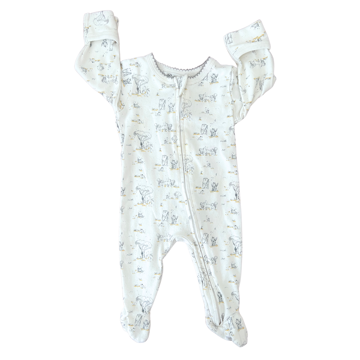 Bebe by Minihaha Musical animals zipsuit - size 000