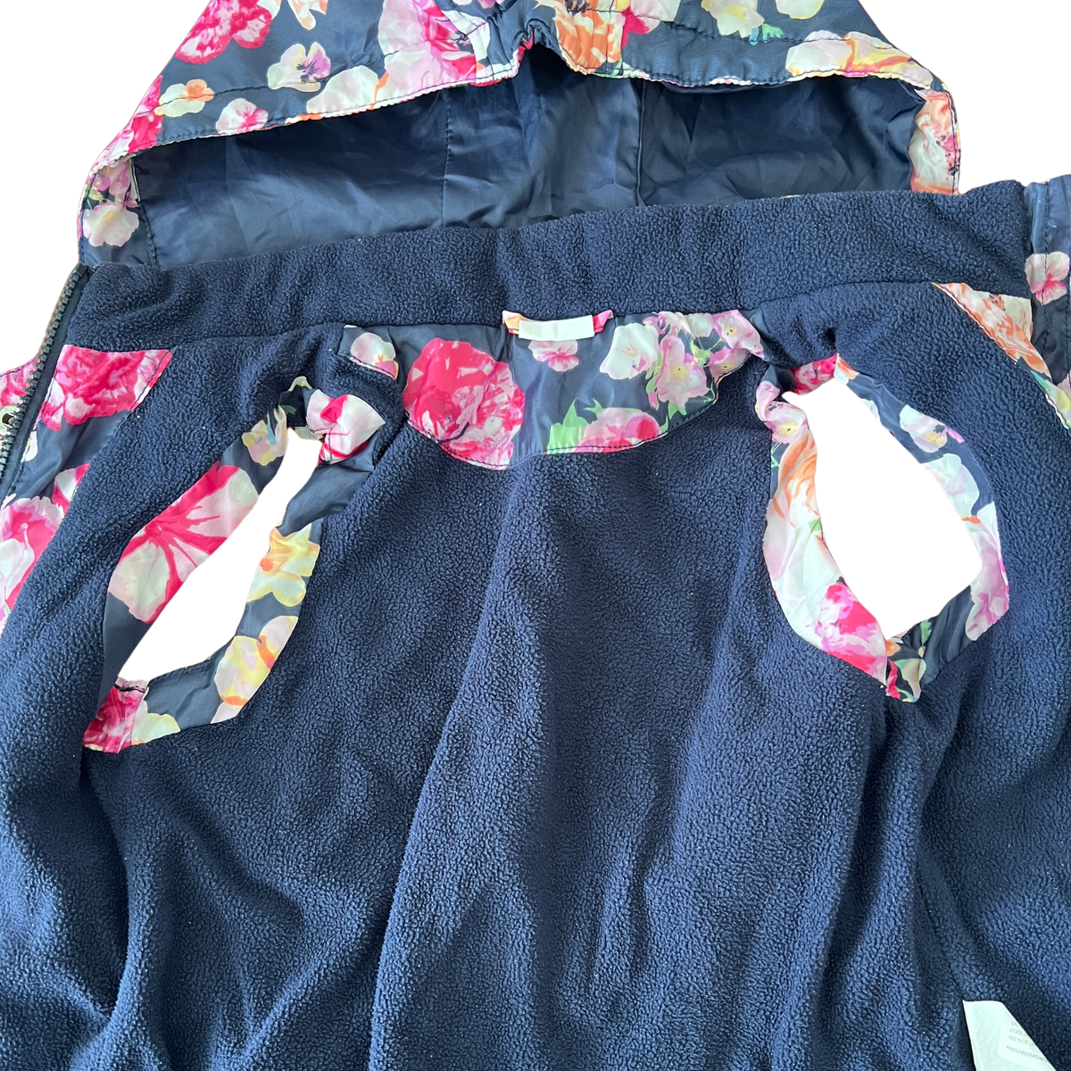 Jack & Milly Floral Puffer Vest  - size 3