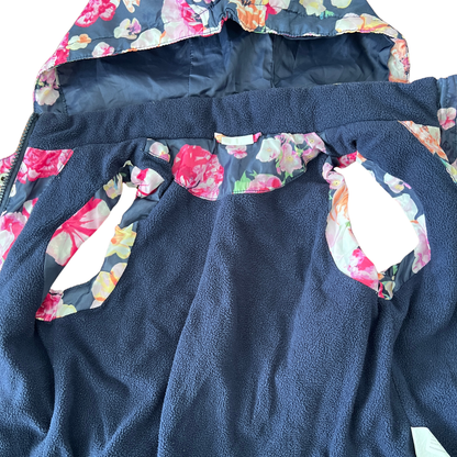 Jack & Milly Floral Puffer Vest  - size 3