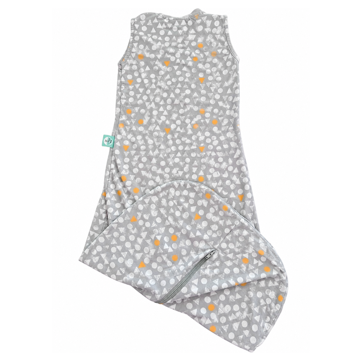 ErgoPouch 0.2 TOG Triangle Pops Grey Sleep Suit Bag - size 8-24m