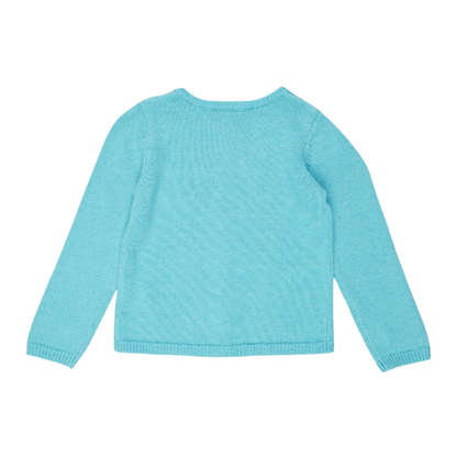 Bebe by Minihaha sky embroidered cardigan - size 5 image 1