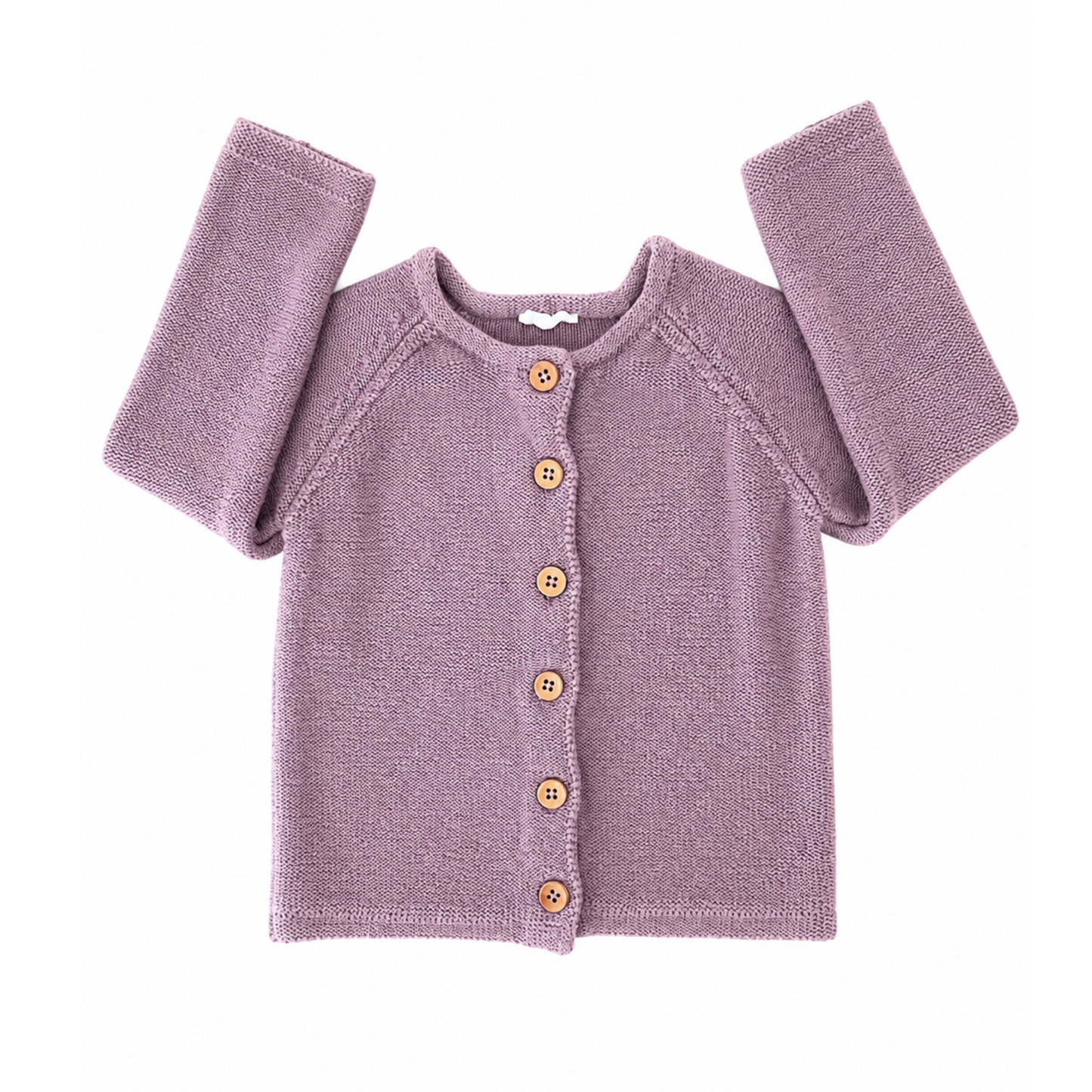 Jamie Kay Simple cardigan in mauve- size 1