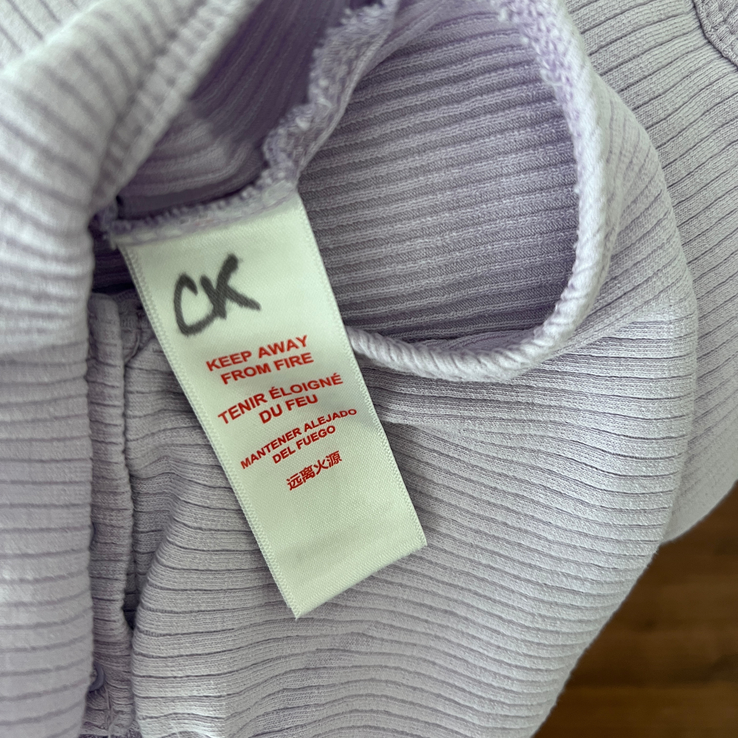 Purebaby Lilac rib henley bodysuit- size 1