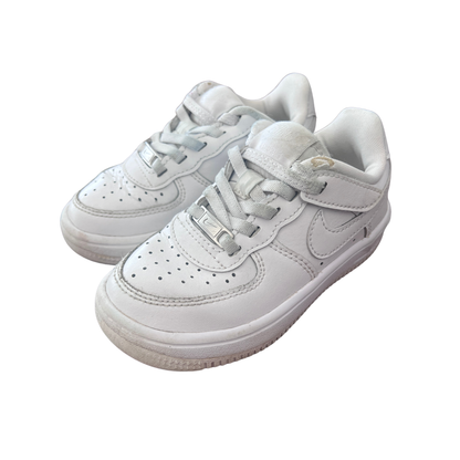 Nike Air Force 1 Junior White Leather Sneakers - size EU 26