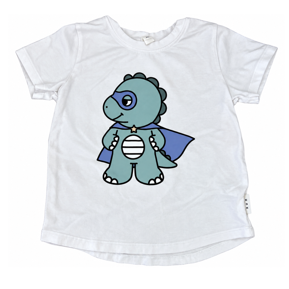 Hux Dino Hero Tee - size 4