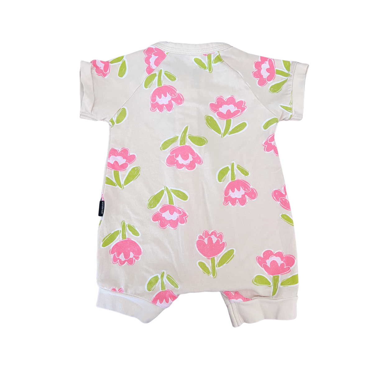 Bonds Sunlit Petals Caramel Zip Romper - size 000