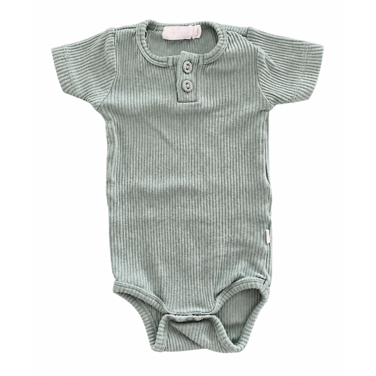 Jamie Kay Green Modal Rib Tee Bodysuit - size 00