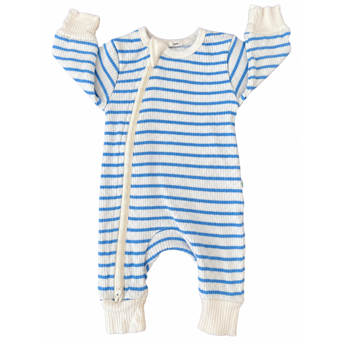 Little Green & Co Footless Zip Onesie - size 0000