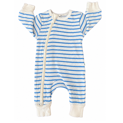 Little Green & Co Footless Zip Onesie - size 0000
