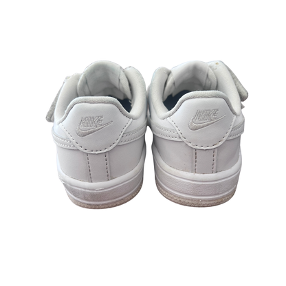 Nike Air Force 1 Junior White Leather Sneakers - size EU 26