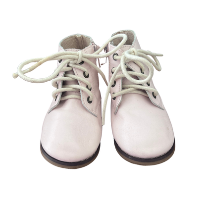 Bobby Lane Pink lace-up boots - size 7